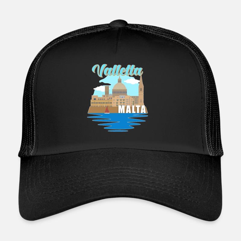 Valletta Malte Souvenir Casquette trucker 