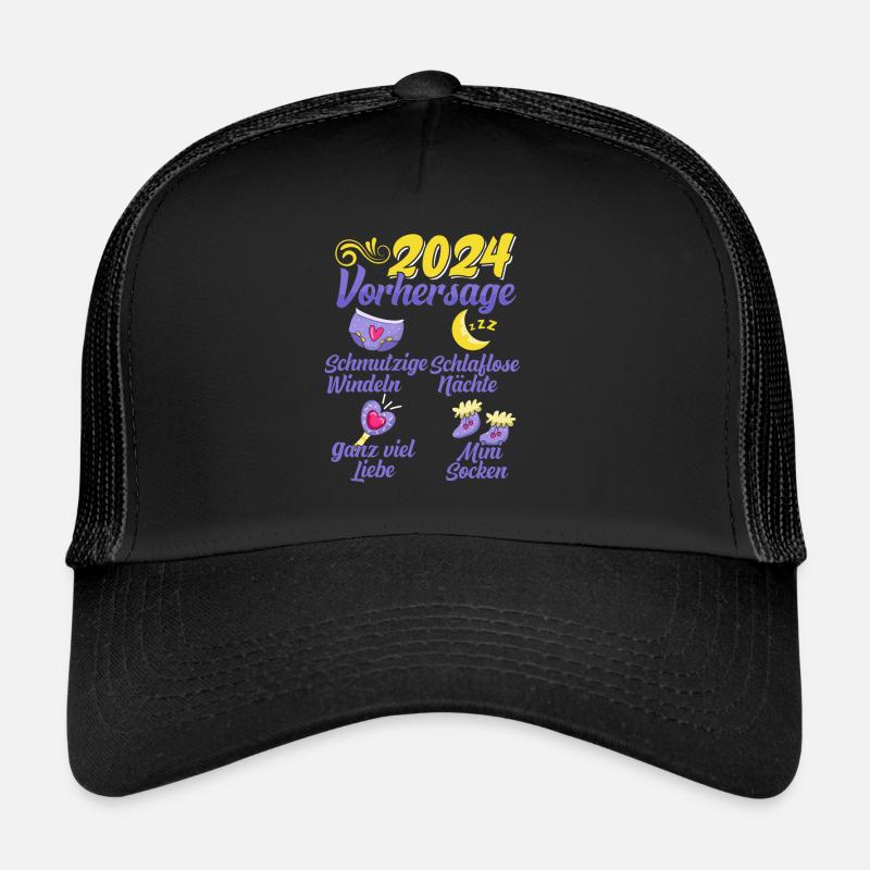Baby Vorhersage 2024 werdende Mutter 2024 Trucker Cap