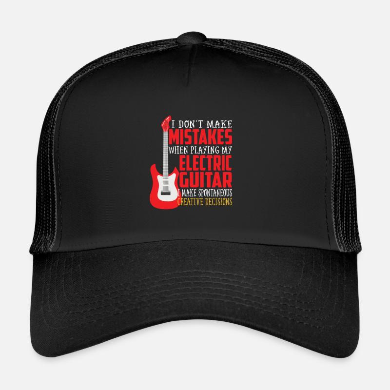 Vater mit E-Gitarre Trucker Cap