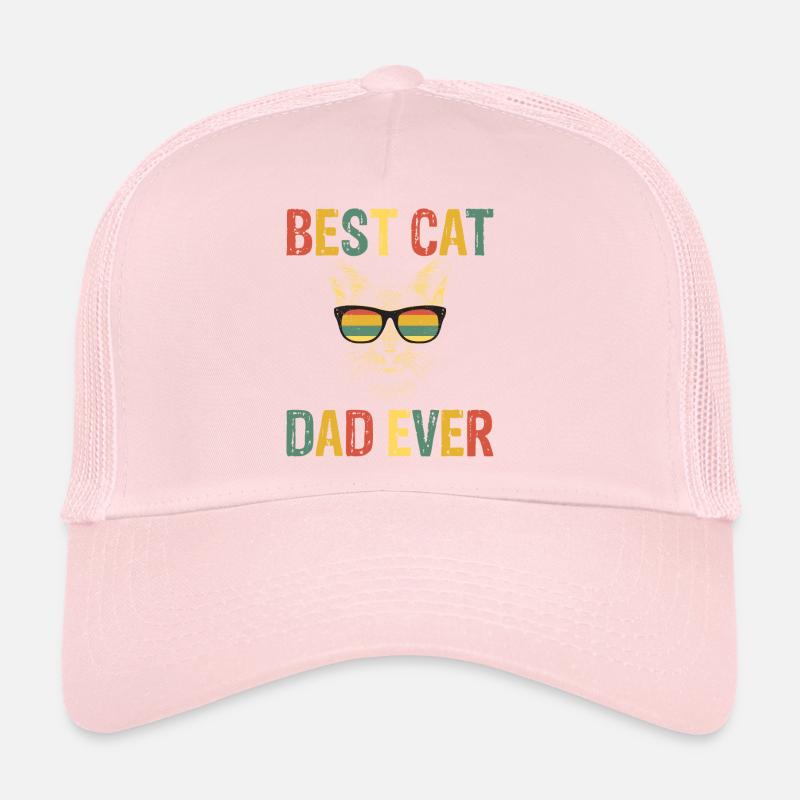 Meilleur père chat de tous les temps Casquette trucker 