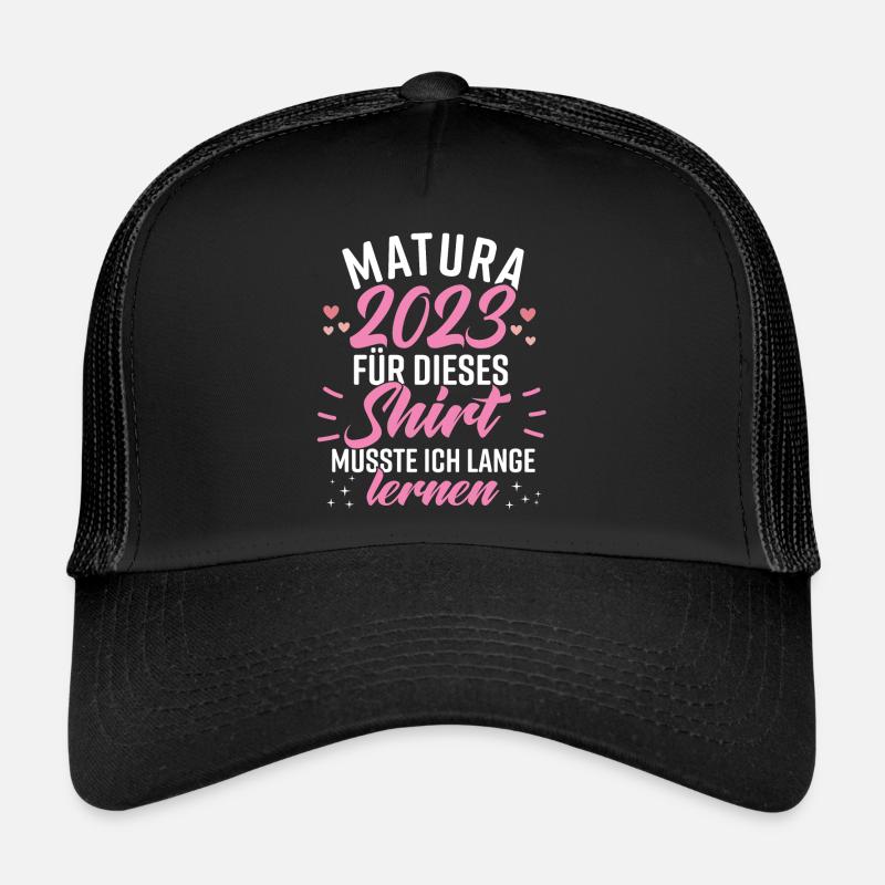 Matura 2023 - Trucker Cap - Schwarz/Schwarz