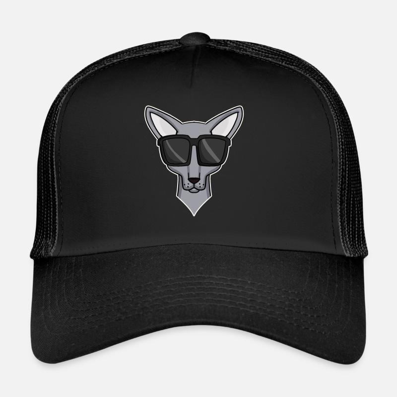 chat cool avec des lunettes de soleil - race de chat Sphynx Casquette trucker 