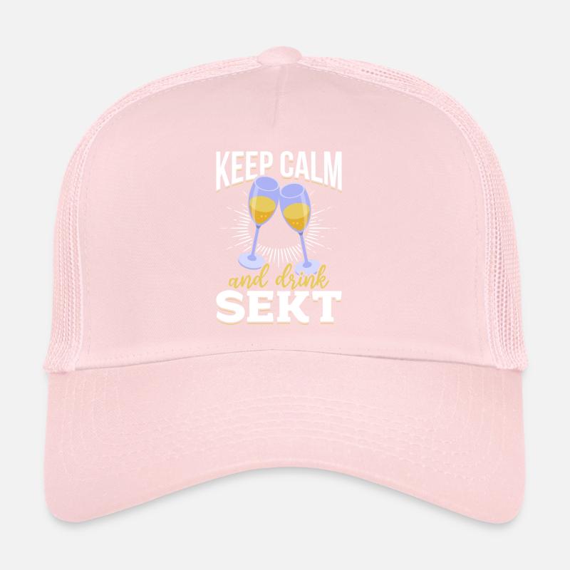 KEEP CALM and drink Sekt - Mädelsabend Pegel Trucker Cap