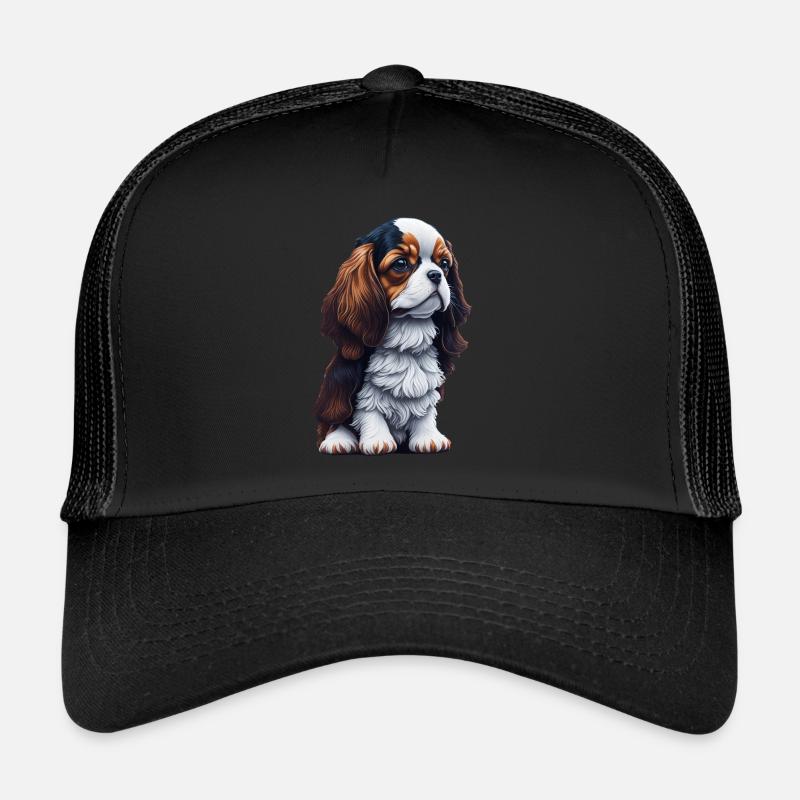 Cavalier King Charles Spaniel Chien Chiot Casquette trucker 