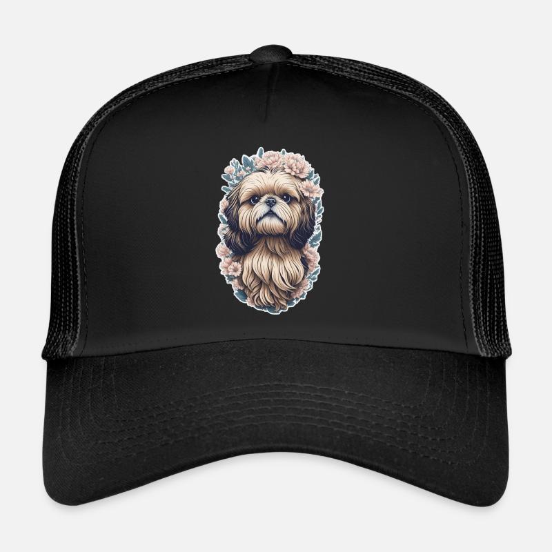 Shih Tzu Chien Casquette trucker 
