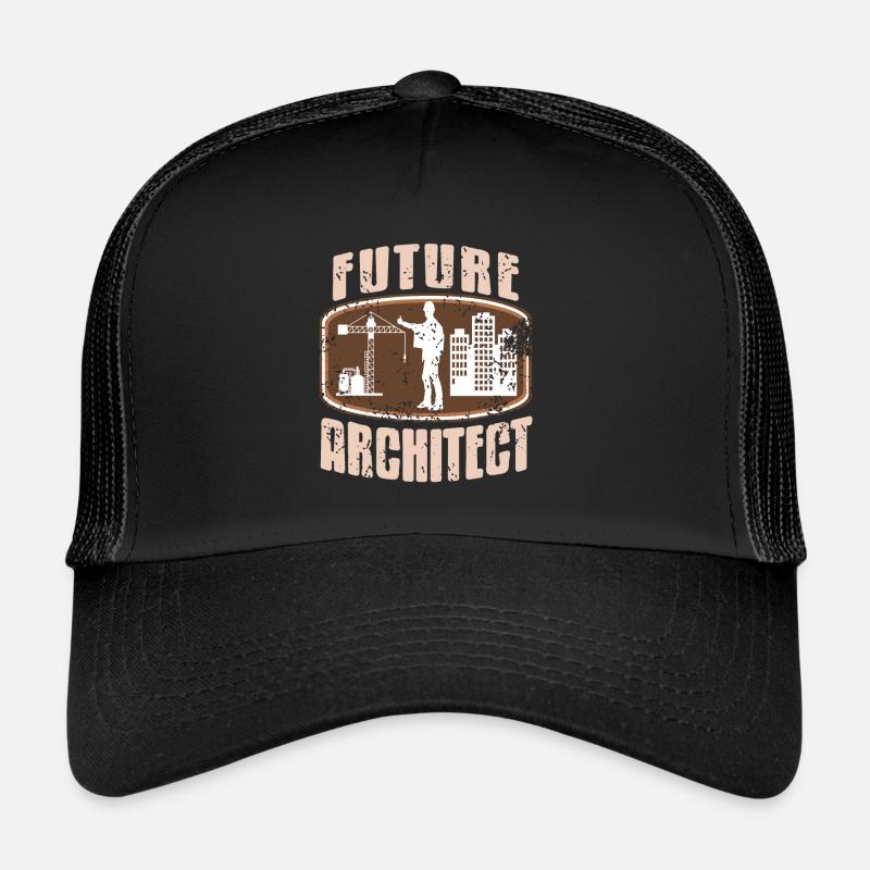 Future Architect Retro Architecture Student Trucker Cap