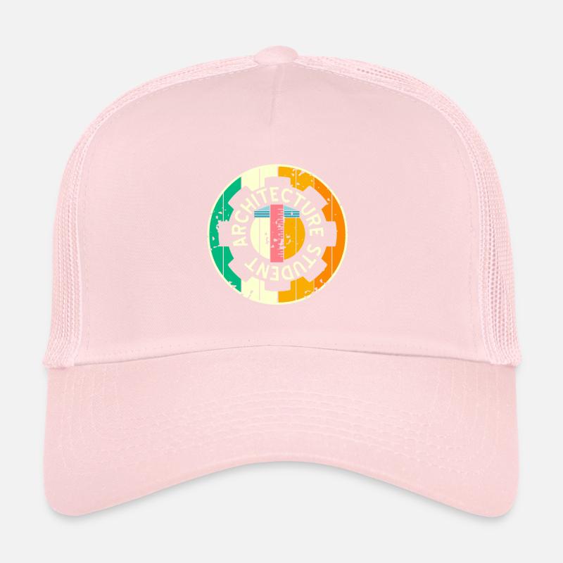 Architecture Student Retro Vintage Architect Trucker Cap