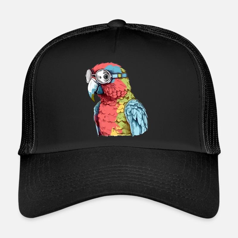 Pecco, der Brillenpapagei Trucker Cap
