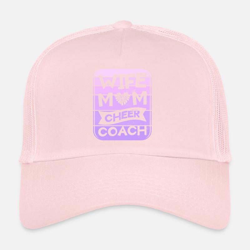 Ehefrau Mama Cheer Coach Coach Coaches Trucker Cap