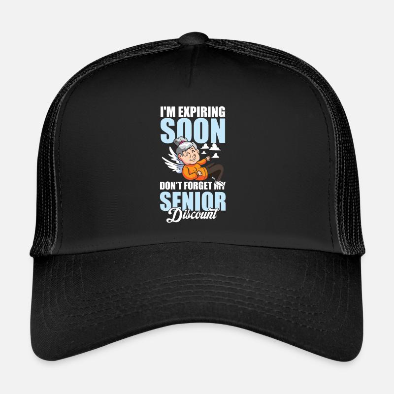 Rentner Rente Humor - Trucker Cap - Schwarz/Schwarz