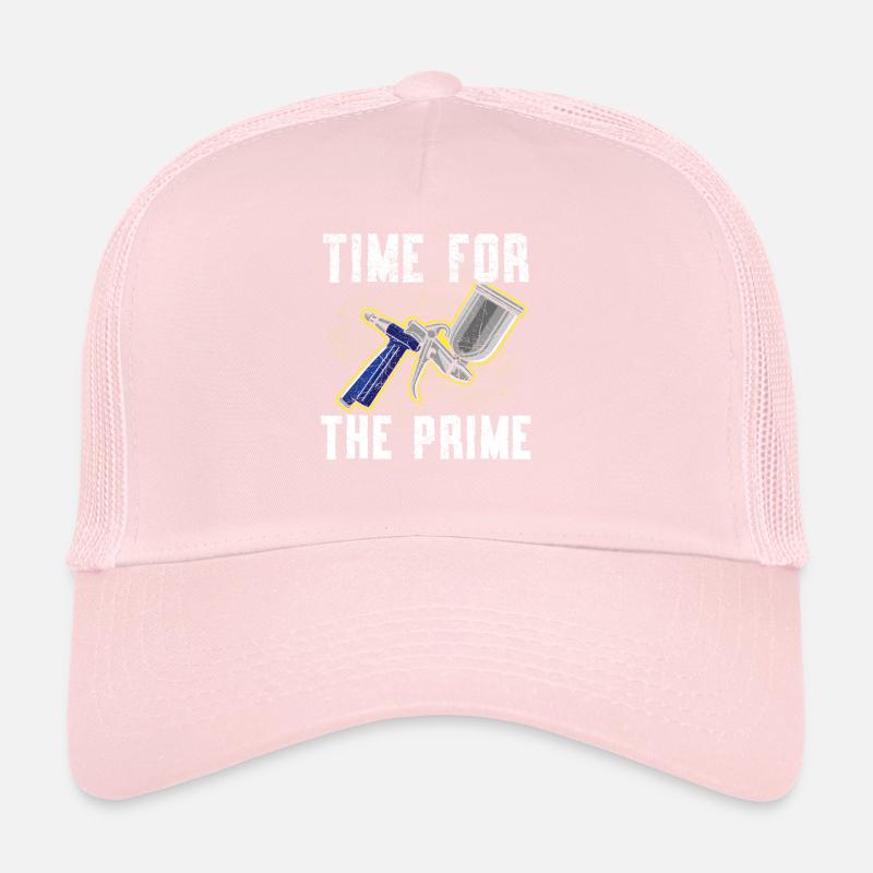 Il est temps pour Prime Car Painting Car Painter Casquette trucker 