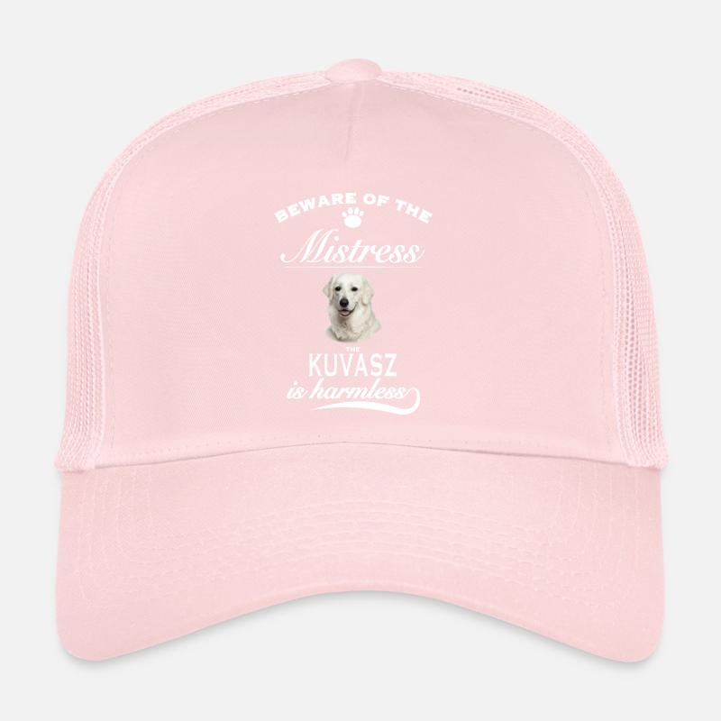 Méfiez-vous de la maîtresse, inoffensive Kuvasz Casquette trucker 
