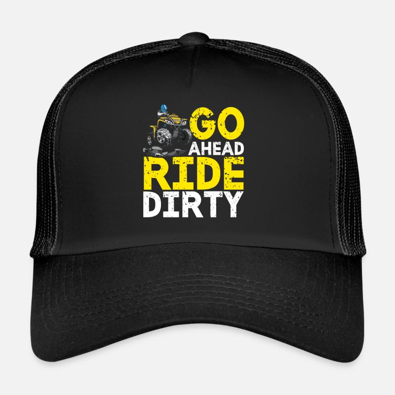 ATV Lover Quad Bike ATV Outdoor Mudding Offroading Trucker Cap