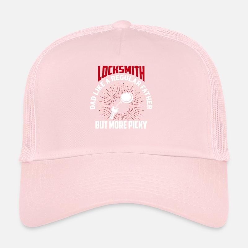Locksmith Dad Like A Regular Father But More Picky Trucker Cap