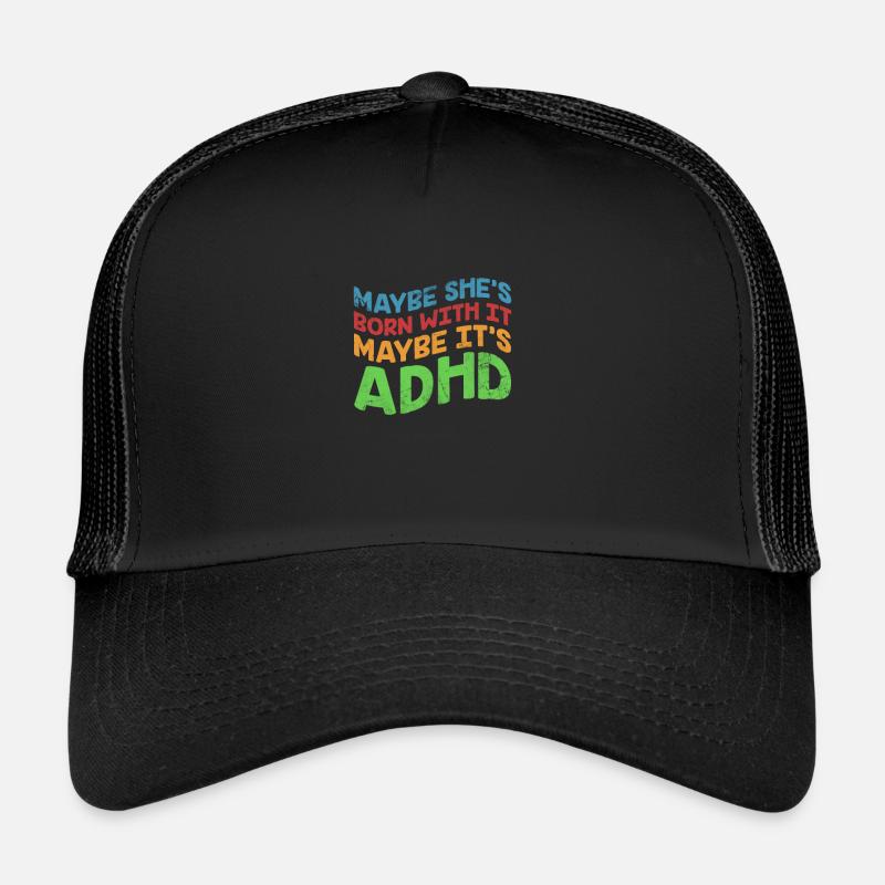 ADHS - Trucker Cap - Schwarz/Schwarz