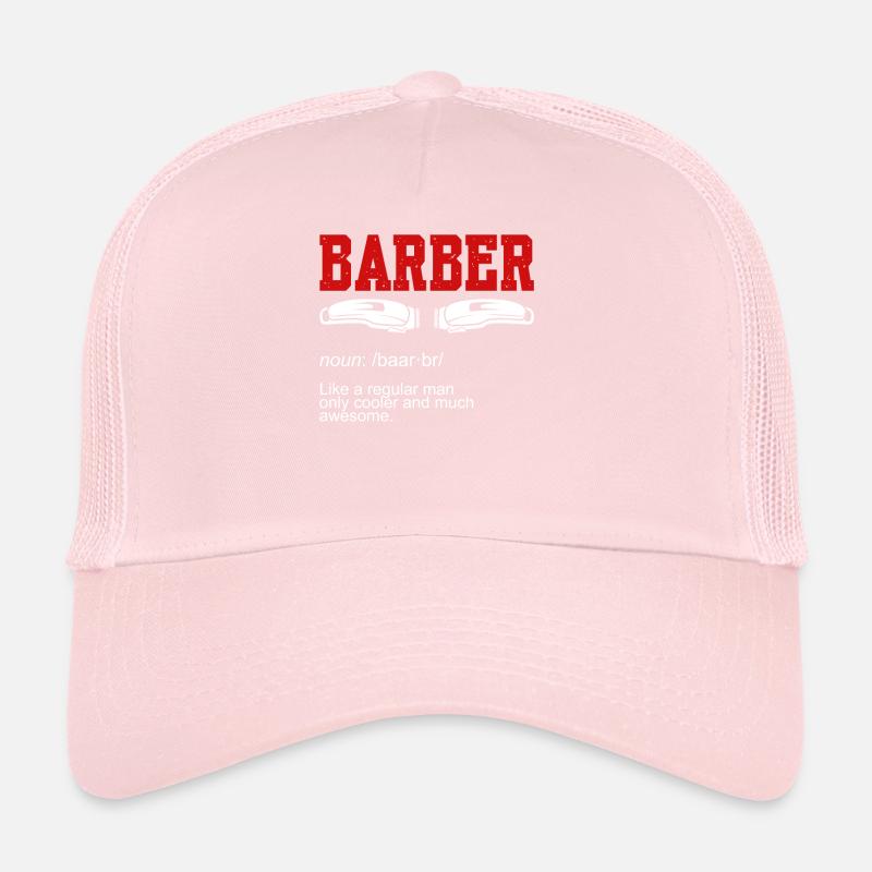 Nom de barbier Casquette trucker 
