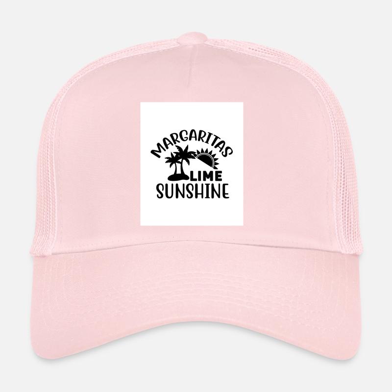 Margaritas Lime Sunshine Trucker Cap