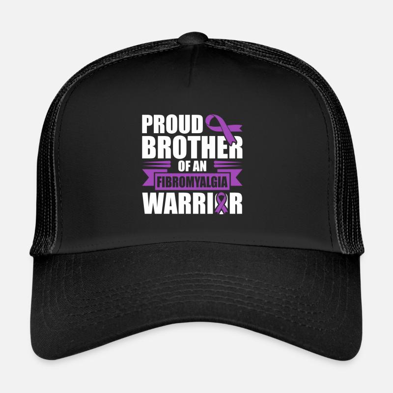 Stolzer Vater Eines Fibromyalgie-kriegers Trucker Cap