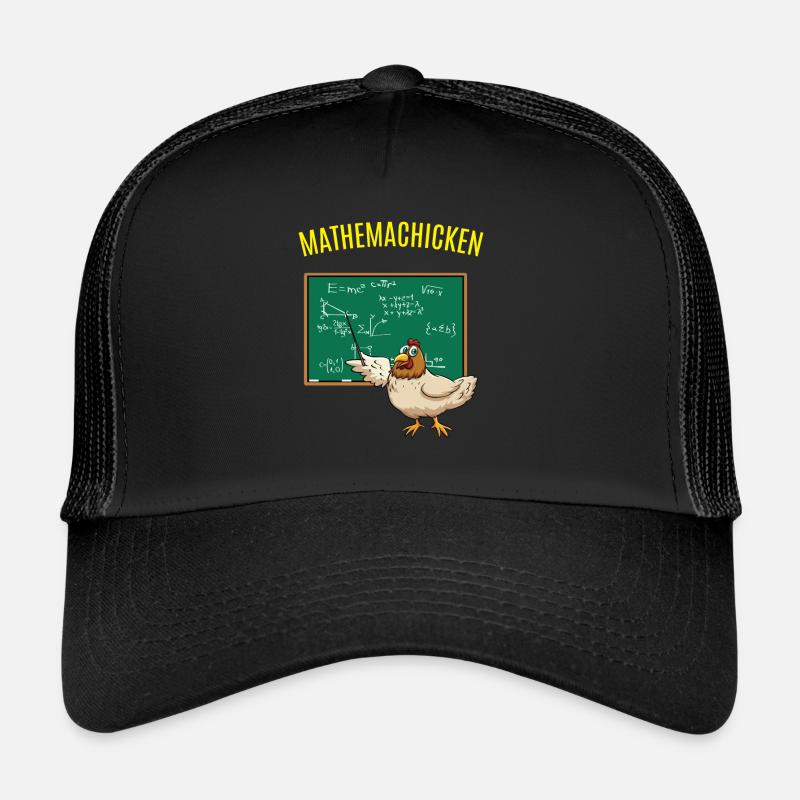 Mathemachicken Mathe Huhn Mathematik Trucker Cap