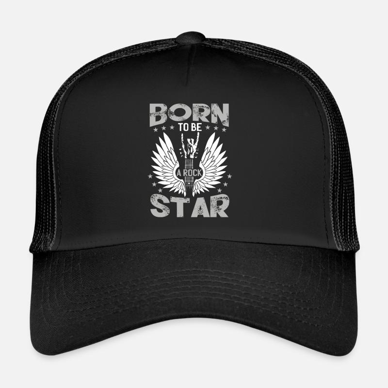 Né pour être une rock star Casquette trucker 