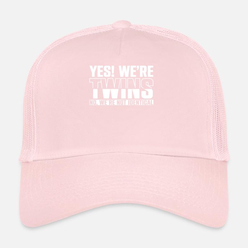 Oui étaient des jumeaux Non n’étaient pas identiques Casquette trucker 