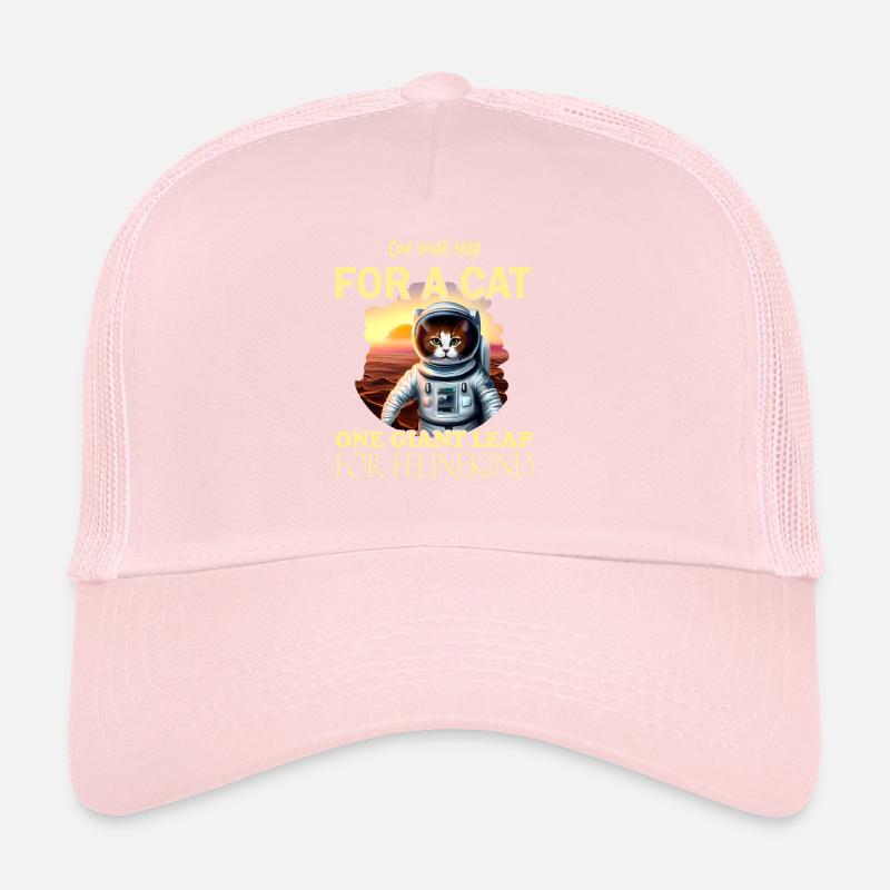 Chat astronaute Casquette trucker 