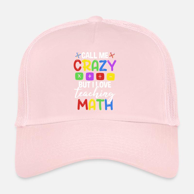 I Love Teaching Math Trucker Cap