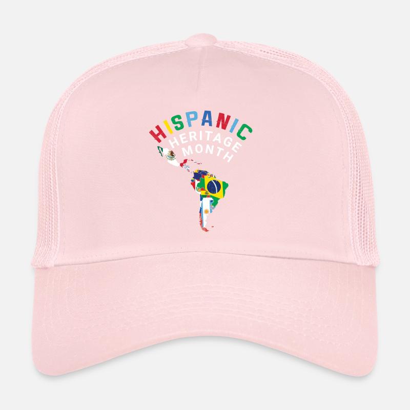 Map Celebrate National Hispanic Heritage Trucker Cap