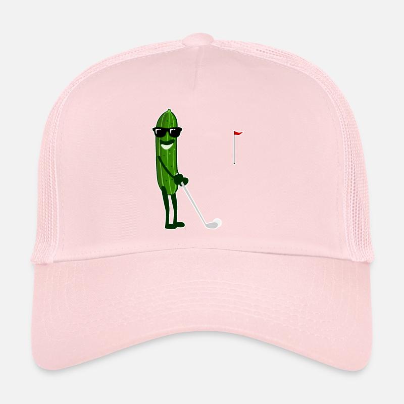 Le concombre joue aux concombres de golf Casquette trucker 