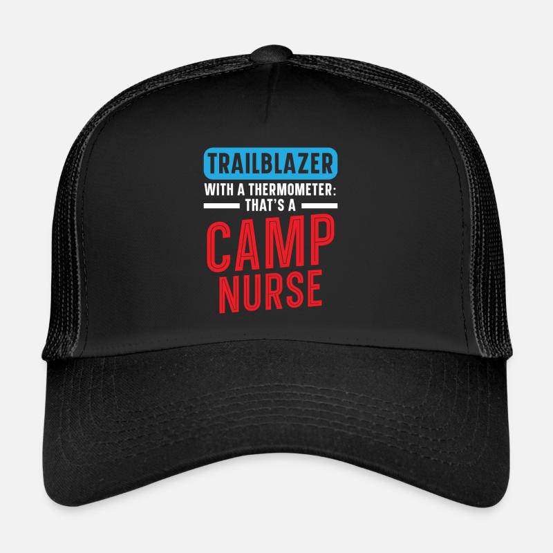 Camp Krankenschwester Camping Krankenschwester Krankenschwester Camper Trucker Cap