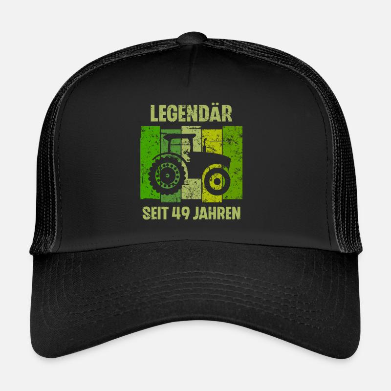49 Geburtstag Geschenk 49. Landwirt Spruch Trucker Cap