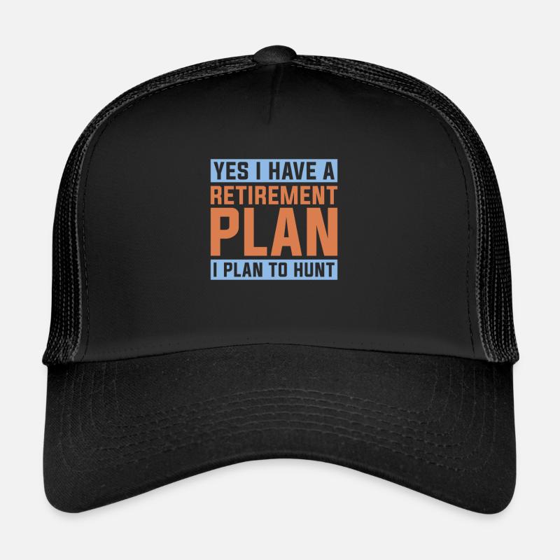 Rentner Rente - Trucker Cap - Schwarz/Schwarz