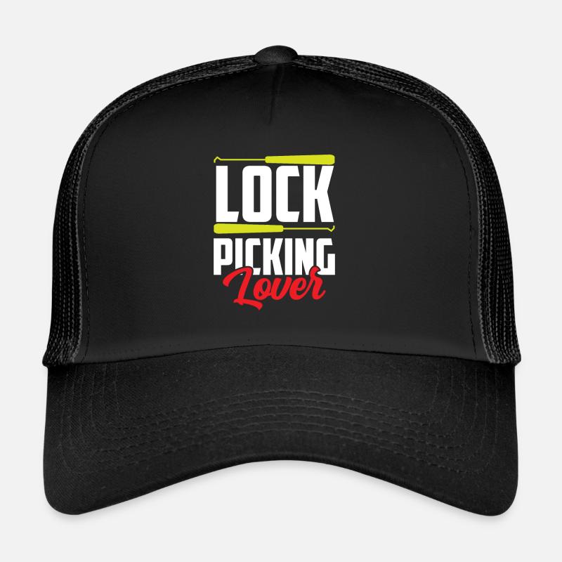 Lock Picking Liebhaber Knacker Knacken Schloss Trucker Cap