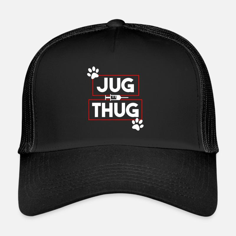 Lustige Vet Tech Jug Thug Blutentnahme Geschenke Trucker Cap