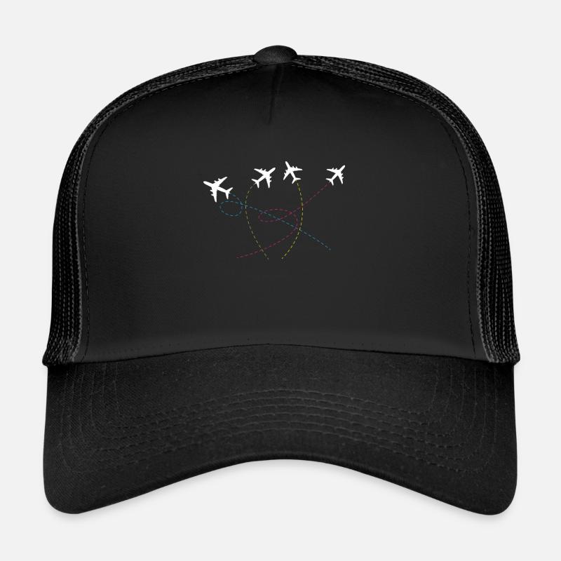 Airplanes Airplane Pilot Trucker Cap