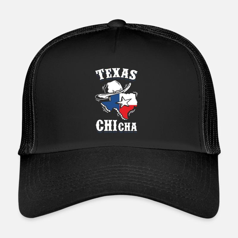 Texas - Trucker Cap - Schwarz/Schwarz