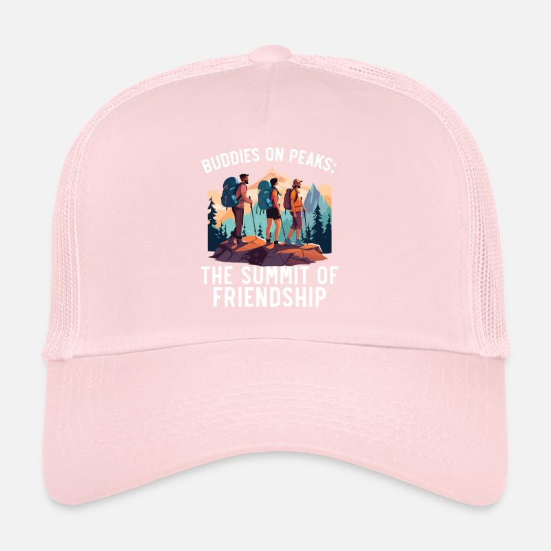 Wandern Paar Wandern Kumpel Bergsteigen Wanderer Trucker Cap
