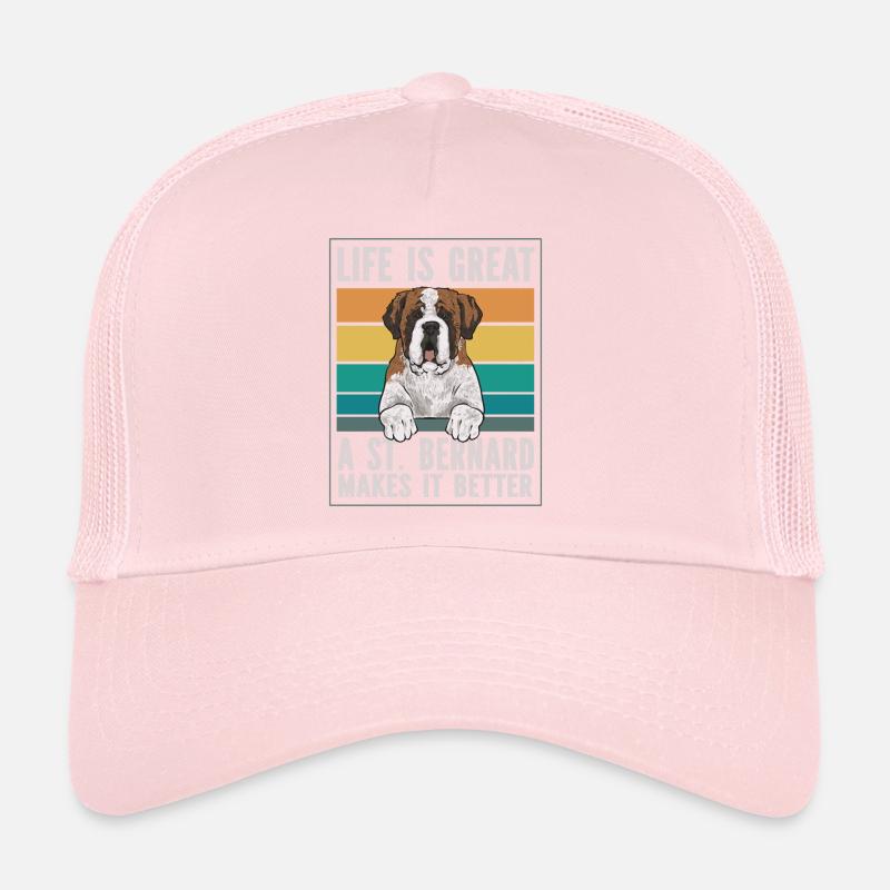 Bernhardiner St. Bernhardshund Hund Trucker Cap