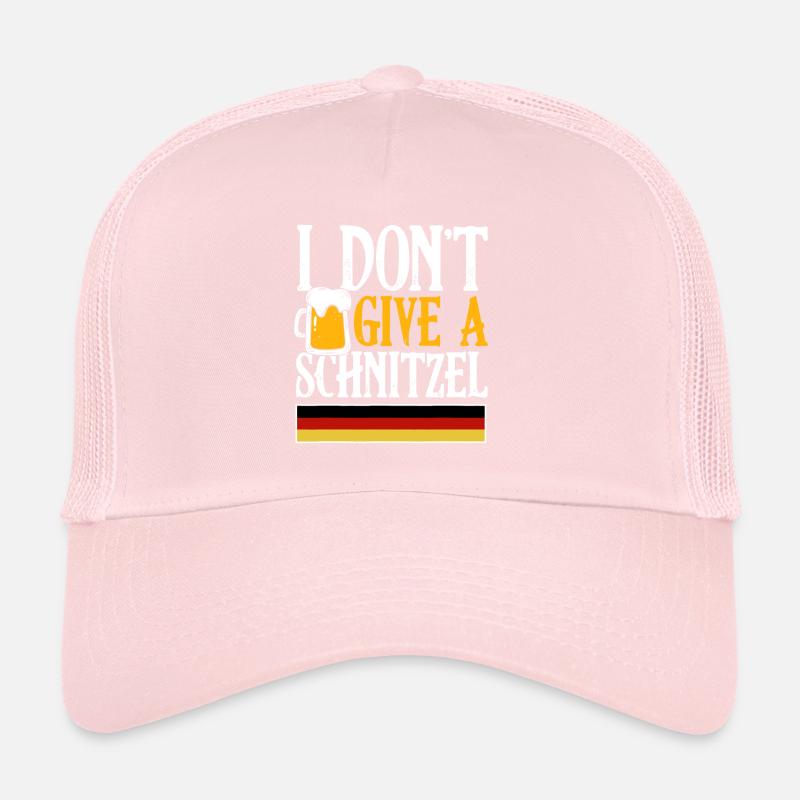 Je ne donne pas une bière allemande Schnitzel Wurst drôle Casquette trucker 