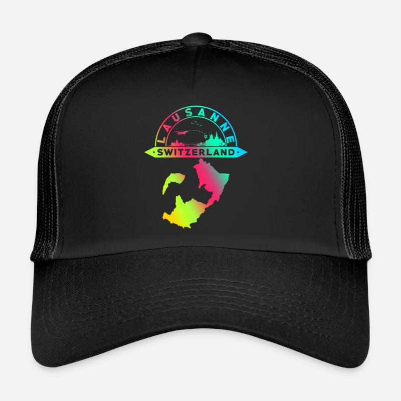 Lausanne Suisse Souvenir Casquette trucker 