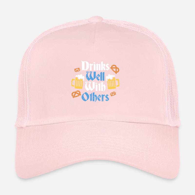 Drinks Well With Others Gift Trucker Cap