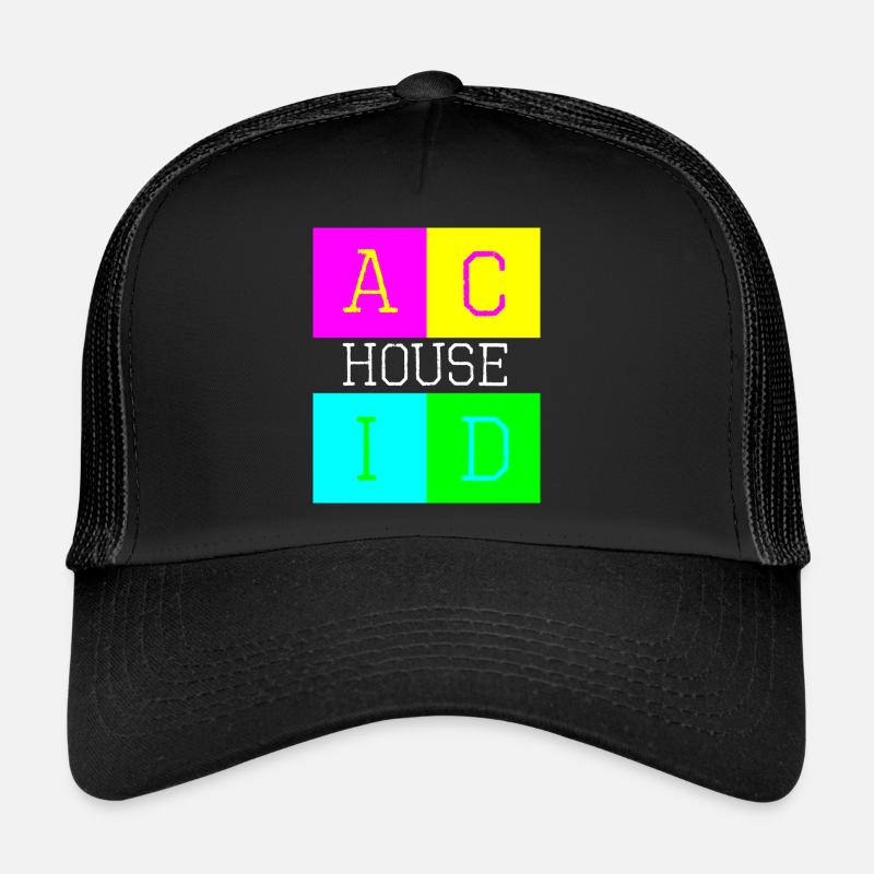 Acid house d Casquette trucker 