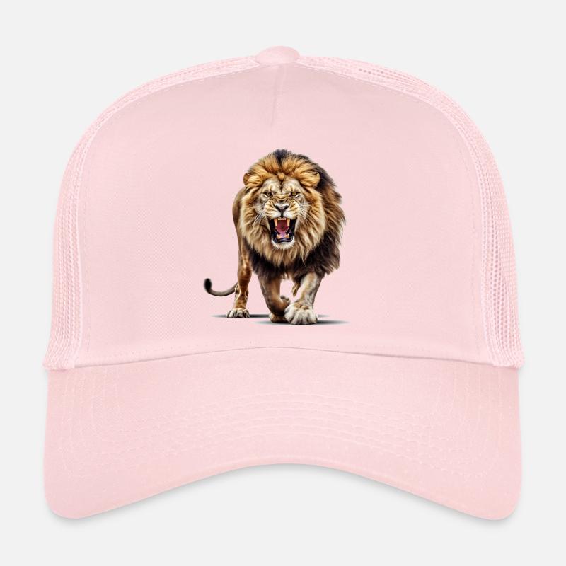 realistischer Löwe Trucker Cap