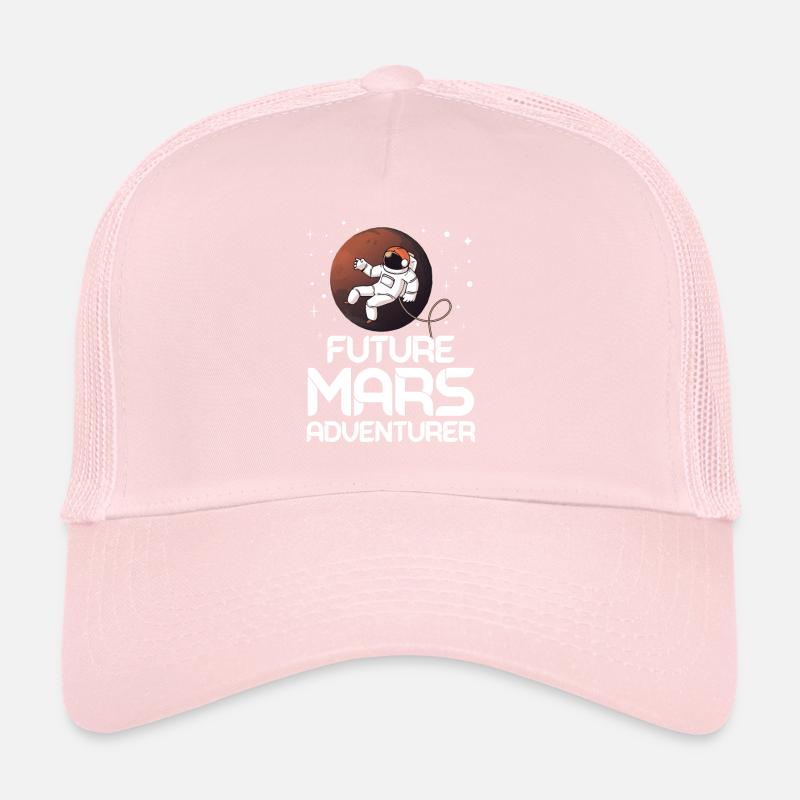 Future Mars Adventurer Astronaut Planet Trucker Cap
