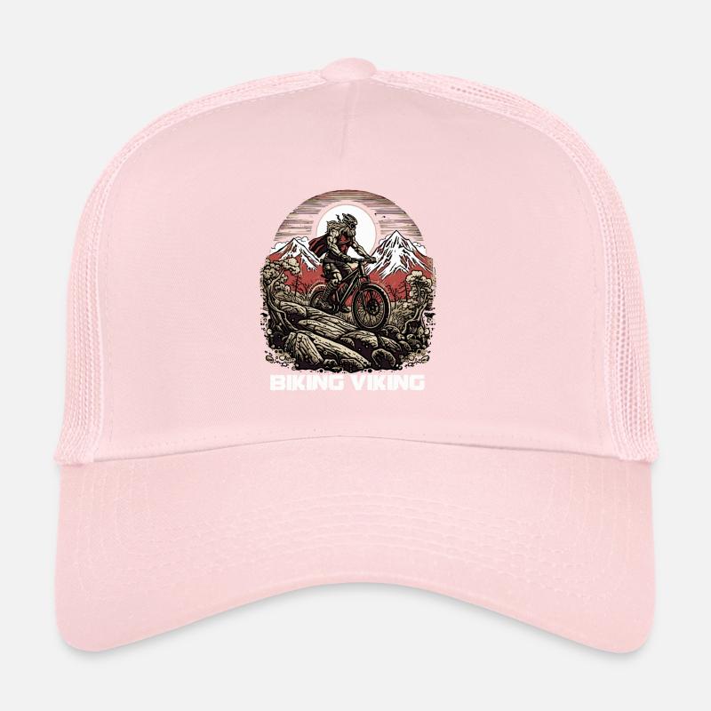 Le Viking cycliste aime le VTT Casquette trucker 