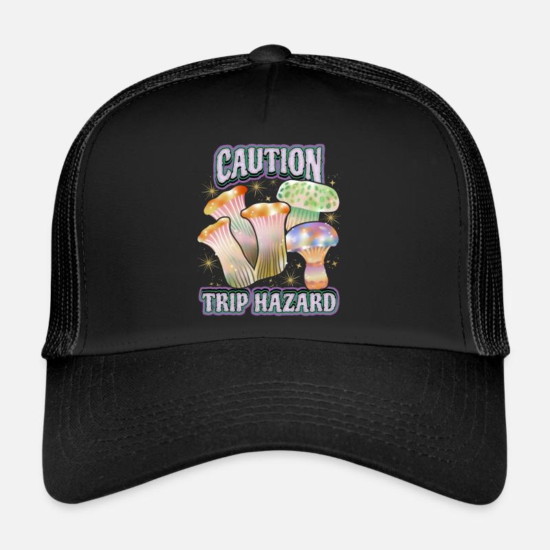 Champignons magiques, champignons psychédéliques, dicton Casquette trucker 