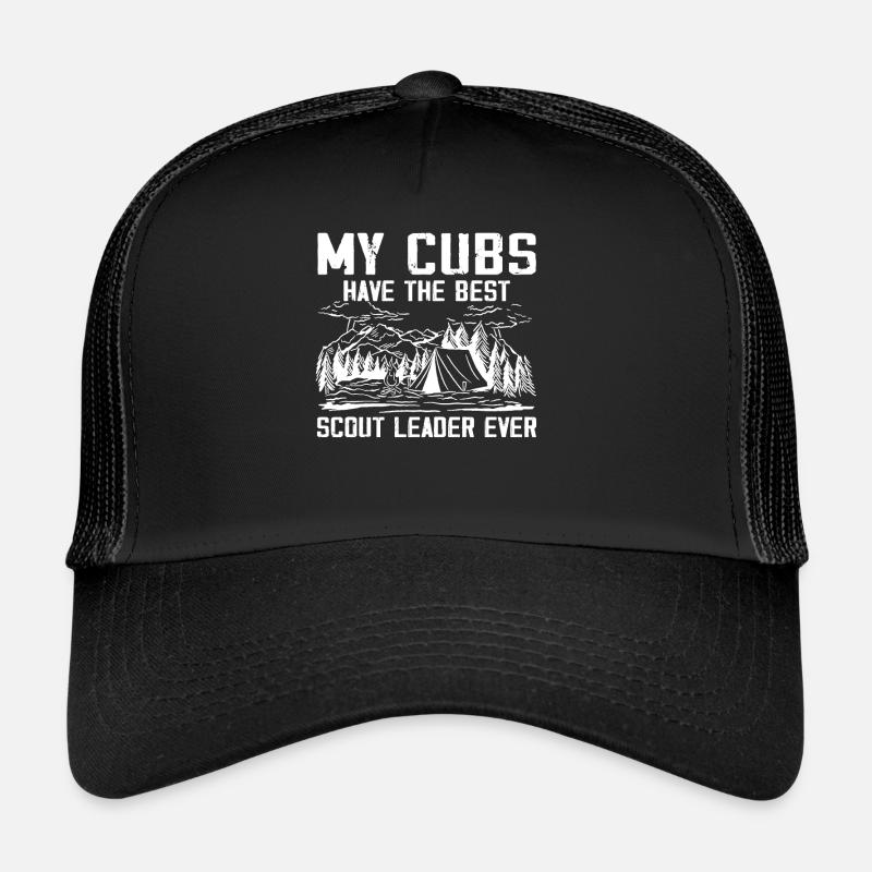 Camping Scouting - Funny Scout Father Trucker Cap