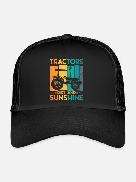 Tracteur Toddler Farming Farmer - Casquette trucker  - noir/noir - Devant