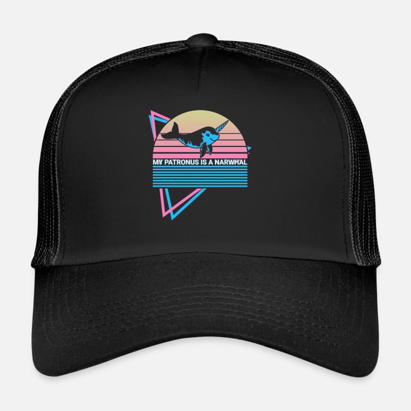 Narwal Retro Trucker Cap