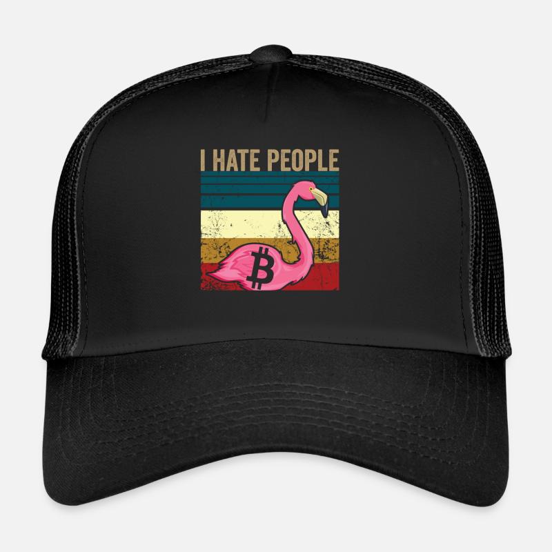 I hate people | Bitcoin Trucker Cap